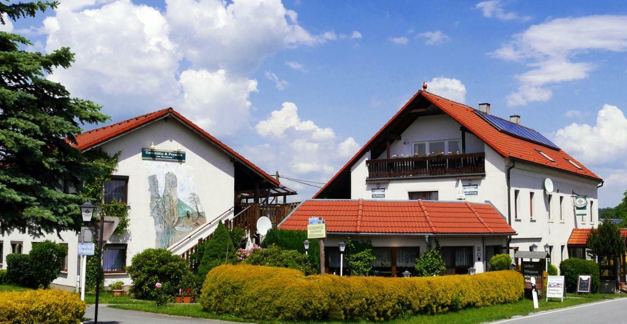Bed and Breakfast Gaststätte Am Weinberg Mittelndorf Exterior foto